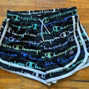 Girls black Champion athletic shorts size 14–16